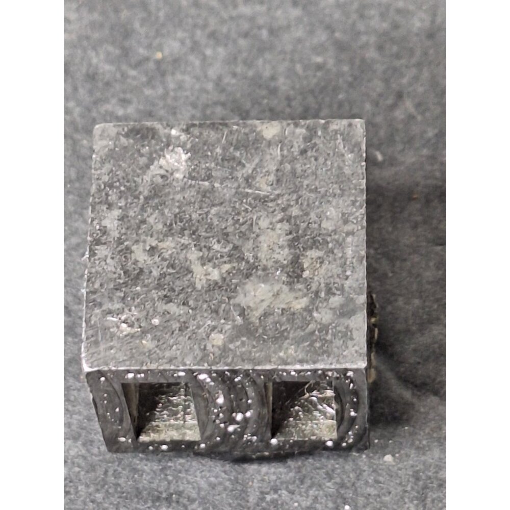 Vintage Letterpress Printing Block Necchi Sewing Circle ELNA Logo - Picture 4 of 4